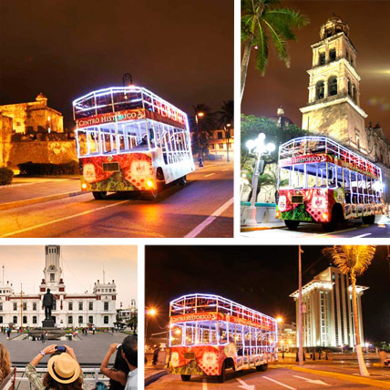 Recorrido en tranvia por el Centro Historico del Puerto de Veracruz