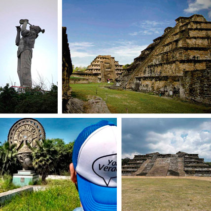 Tours a la zona arqueologica de el Tajin y el pueblo magico de Papantla desde Veracruz o Poza Rica